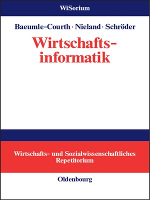 cover image of Wirtschaftsinformatik